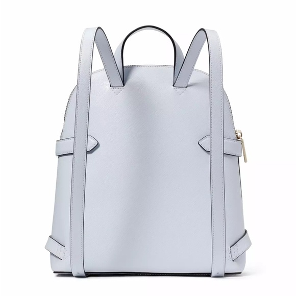 New Kate Spade Staci Saffiano Leather Dome Backpack Pale Sapphirine - Picture 5 of 5